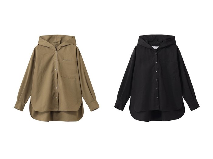 【THIRD MAGAZINE/サードマガジン】のフーディーシャツ おすすめ人気トレンドファッション通販アイテム 人気、トレンドファッション・服の通販 founy(ファニー) ファッション Fashion レディースファッション Fashion for Women トップス・カットソー Cut & Sew Tops シャツ・ブラウス・オフィスカジュアル Elegant Blouses & Button-Ups スリーブ Sleeve, Long Sleeve / Short Sleeve ロング Long, Long-Length 新作・新入荷 New Arrivals / New In |ID:crp329100000227817