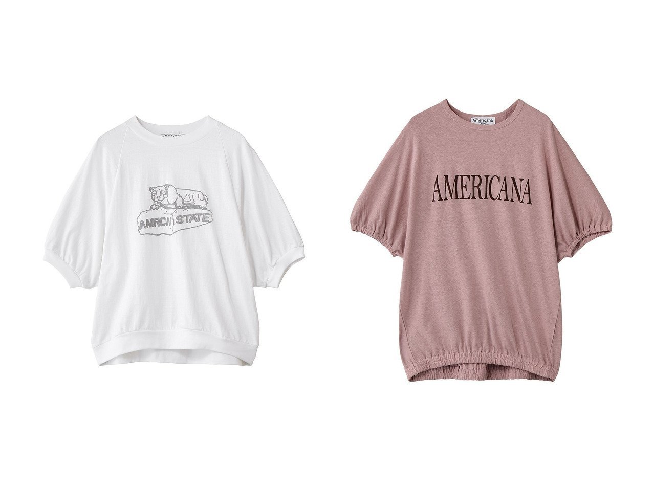 【抜け感シルエットと洗練プリントで楽しむ大人のデイリーカジュアルTシャツ】Americana(アメリカーナ)の通販 おすすめ人気トレンドファッション通販アイテム インテリア・キッズ・メンズ・レディースファッション・服の通販 founy(ファニー) 　ファッション　Fashion　レディースファッション　Fashion for Women　トップス・カットソー　Cut & Sew Tops　シャツ・ブラウス・オフィスカジュアル　Elegant Blouses & Button-Ups　ロングTシャツ・Tシャツ　Longline T-Shirts & Tees　カットソー・ベーシックTシャツ　Cut-and-Sewn Tops / Stretch Tees & Basics　アニマル　Animal Print　ショート　Short, Short Length　シンプル　Simple, Minimal　スリーブ　Sleeve, Long Sleeve / Short Sleeve　プリント　Print, Printed Pattern　ボトム　Bottoms, Lower Wear　新作・新入荷　New Arrivals / New In　ホワイト系　White　レッド系　Red　ブラウン系　Brown　ブラック系　Black　|ID:crp329100000227820