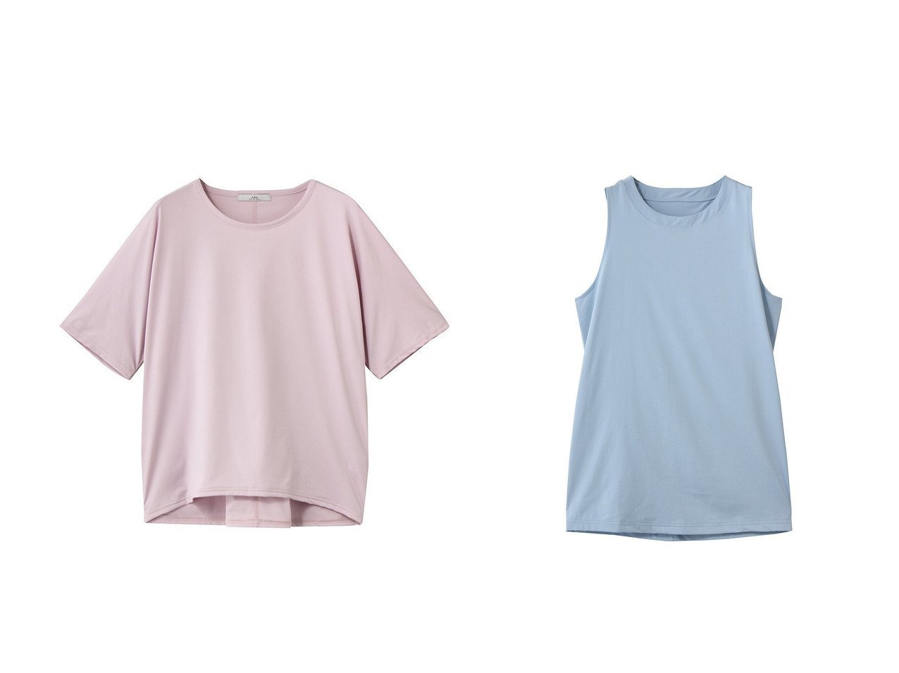 【抜け感と快適さを備えたクロスデザインタンクトップと上品なシルエットのTシャツで叶える洗練されたデイリースタイル】Julier(ジュリエ)の通販 おすすめ人気トレンドファッション通販アイテム インテリア・キッズ・メンズ・レディースファッション・服の通販 founy(ファニー) 　ファッション　Fashion　レディースファッション　Fashion for Women　トップス・カットソー　Cut & Sew Tops　シャツ・ブラウス・オフィスカジュアル　Elegant Blouses & Button-Ups　ロングTシャツ・Tシャツ　Longline T-Shirts & Tees　スポーツウェア　Functional & Stylish Sportswear　スポーツ トップス　Athletic Tops / Workout Tops / Training Shirts　シンプル　Simple, Minimal　スポーツ　Sports, Activewear　ヨガ　Yoga, Yoga Wear　ワーク　Workwear, Utility Style　エレガント 上品　Elegant　新作・新入荷　New Arrivals / New In　ホワイト系　White　レッド系　Red　ブルー系　Blue　ブラック系　Black　グレー系　Gray　|ID:crp329100000227839