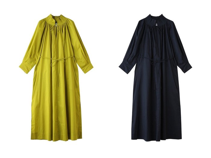 プリーツネックとギャザーが映える構築的シルエットのロングドレスで楽しむ洗練とリラックスの装い MERLETTE(マーレット)の通販 おすすめ人気トレンドファッション通販アイテム 人気、トレンドファッション・服の通販 founy(ファニー) ファッション Fashion レディースファッション Fashion for Women ワンピース Dresses フォーマル・パーティードレス・結婚式用ドレス Elegant & Casual Dresses チュニック Tunic Tops & Dresses ギャザー Gathered, Ruffled スリーブ Sleeve, Long Sleeve / Short Sleeve チュニック Tunic, Long Top ドレス Dress, One-Piece プリーツ Pleats, Pleated リラックス Relax, Relaxed Fit ロング Long, Long-Length 新作・新入荷 New Arrivals / New In |ID:crp329100000227852