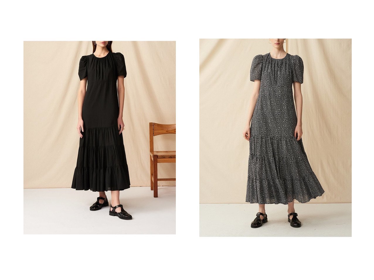 【1枚で完成する上質コットンと美しいシルエットが映える旅行にも使える楽なチューリップドレスコレクション】MARIHA(マリハ)の通販 おすすめ人気トレンドファッション通販アイテム インテリア・キッズ・メンズ・レディースファッション・服の通販 founy(ファニー) 　ファッション　Fashion　レディースファッション　Fashion for Women　ワンピース　Dresses　フォーマル・パーティードレス・結婚式用ドレス　Elegant & Casual Dresses　チュニック　Tunic Tops & Dresses　エアリー　Airy Texture　スリーブ　Sleeve, Long Sleeve / Short Sleeve　チュニック　Tunic, Long Top　チューリップ　Tube, Tube Top　ドレス　Dress, One-Piece　フィット　Fit, Slim Fit　フレア　Flare, Flared　ロング　Long, Long-Length　ブルー系　Blue　ブラック系　Black　|ID:crp329100000227859