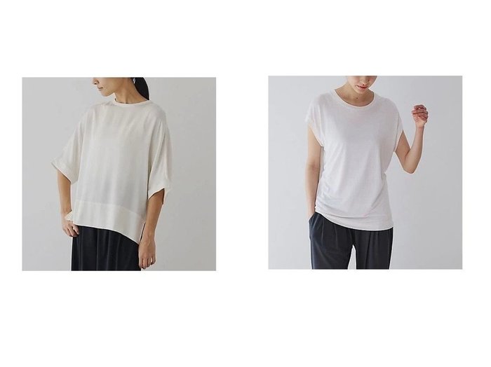 【シルクの上質な光沢と心地よさで魅せるブラウスとカットソー】DRESS HERSELF(ドレスハーセルフ)の通販 おすすめ人気トレンドファッション通販アイテム 人気、トレンドファッション・服の通販 founy(ファニー) ファッション Fashion レディースファッション Fashion for Women トップス・カットソー Cut & Sew Tops シャツ・ブラウス・オフィスカジュアル Elegant Blouses & Button-Ups カットソー・ベーシックTシャツ Cut-and-Sewn Tops / Stretch Tees & Basics インナー Innerwear サテン Satin, Glossy Fabric シルク Silk, 100% Silk ジャケット Jacket, Outerwear セットアップ Set-Up, Coordinated Outfit デニム Denim, Jeans Material エレガント 上品 Elegant 人気 Popular, Best Seller 夏 Summer 定番 Standard, Basic Item 洗える Machine Washable なめらか Smooth, Silky Texture カットソー Cut and Sewn Top シンプル Simple, Minimal スリーブ Sleeve, Long Sleeve / Short Sleeve バランス Balance, Style Balance フレンチ French, French Style |ID:crp329100000227907