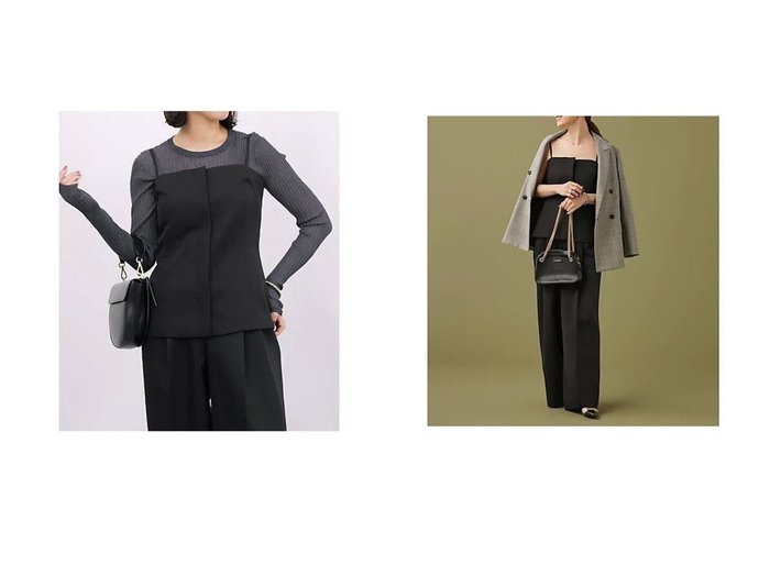 【ビスチェとシアーリブニットで叶える上品なレイヤードスタイル】M7days(エムセブンデイズ)の通販 おすすめ人気トレンドファッション通販アイテム インテリア・キッズ・メンズ・レディースファッション・服の通販 founy(ファニー) https://founy.com/ ファッション Fashion レディースファッション Fashion for Women トップス・カットソー Cut & Sew Tops ニット Knit Tops & Sweaters ビスチェ Bustiers & Corset Tops / Layered Bustier Style インナー Innerwear コラボ Collaboration, Collab エレガント 上品 Elegant 洗える Machine Washable |ID:crp329100000227909