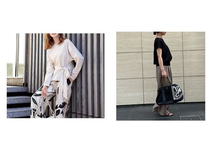 【上品なシルエットとディテールで魅せる大人のリラクシートップス】E by eclat(イーバイエクラ)の通販 おすすめ人気トレンドファッション通販アイテム インテリア・キッズ・メンズ・レディースファッション・服の通販 founy(ファニー) https://founy.com/ ファッション Fashion レディースファッション Fashion for Women トップス・カットソー Cut & Sew Tops カットソー Cut and Sewn Top フロント Front, Front Design ボトム Bottoms, Lower Wear リボン Ribbon, Bow エレガント 上品 Elegant 洗える Machine Washable |ID:crp329100000227910