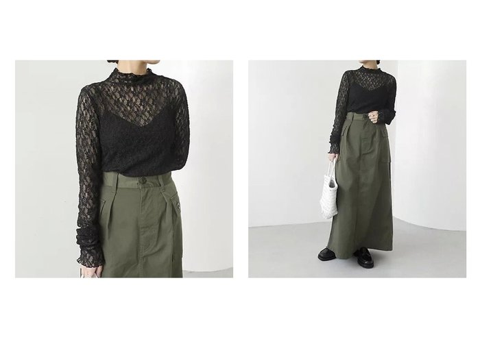 【上品な透け感とレイヤードが映える総レースジャージートップス】12closet(トゥエルブクローゼット)の通販 おすすめ人気トレンドファッション通販アイテム 人気、トレンドファッション・服の通販 founy(ファニー) ファッション Fashion レディースファッション Fashion for Women トップス・カットソー Cut & Sew Tops スウェット / スエット Sweatshirt, Sweatwear レース Lace, Lace Fabric エレガント 上品 Elegant 洗える Machine Washable |ID:crp329100000227914