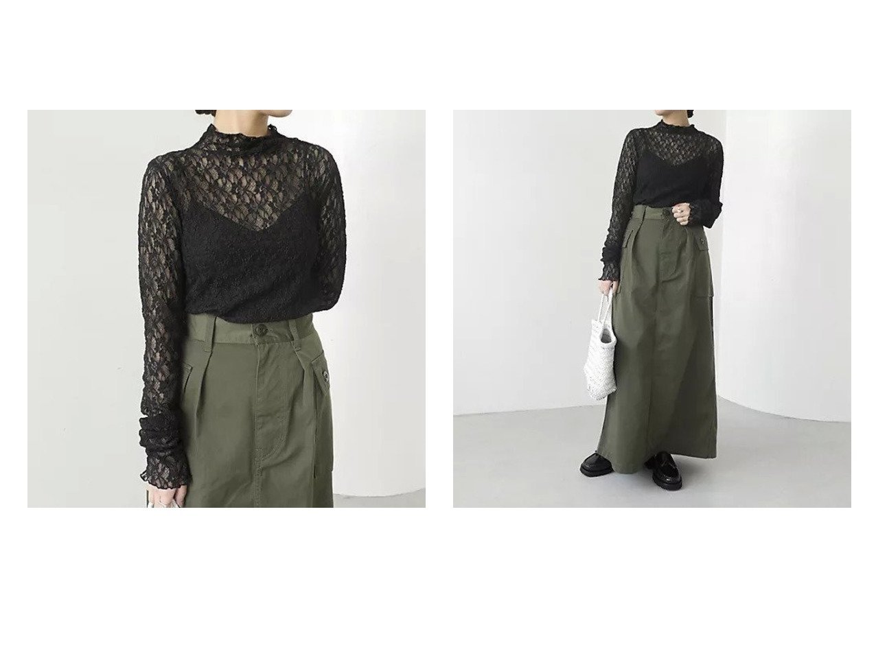 【上品な透け感とレイヤードが映える総レースジャージートップス】12closet(トゥエルブクローゼット)の通販 おすすめ人気トレンドファッション通販アイテム インテリア・キッズ・メンズ・レディースファッション・服の通販 founy(ファニー) 　ファッション　Fashion　レディースファッション　Fashion for Women　トップス・カットソー　Cut & Sew Tops　スウェット / スエット　Sweatshirt, Sweatwear　レース　Lace, Lace Fabric　エレガント 上品　Elegant　洗える　Machine Washable　ブラック系　Black　|ID:crp329100000227914