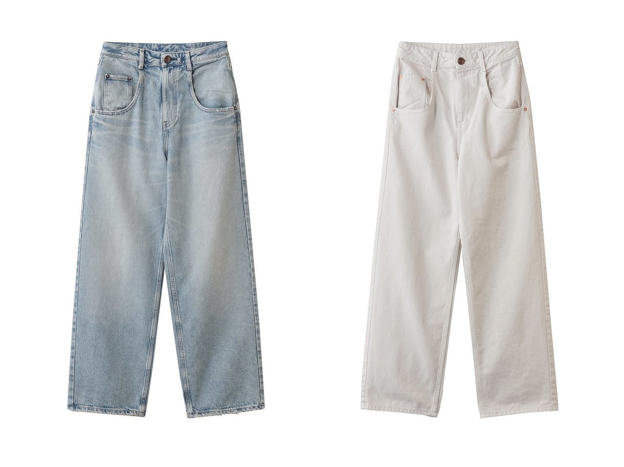 最旬デニムで叶える洗練と抜け感 Dakota Mouseルーズストレートデニムパンツの魅力 RED CARD TOKYO(レッドカード トーキョー)の通販 おすすめ人気トレンドファッション通販アイテム インテリア・キッズ・メンズ・レディースファッション・服の通販 founy(ファニー) 　ファッション　Fashion　レディースファッション　Fashion for Women　パンツ　Pants & Trousers　デニムパンツ・ジーンズ・美脚デニム　Denim Jeans & Pants　ストレート　Straight, Straight Cut　デニム　Denim, Jeans Material　ポケット　Pocket, Pocket Detail　ワイド　Wide, Wide Fit　人気　Popular, Best Seller　スニーカー　Sneakers, Trainers　ルーズ　Loose, Oversized　ホワイト系　White　グレー系　Gray　|ID:crp329100000227917