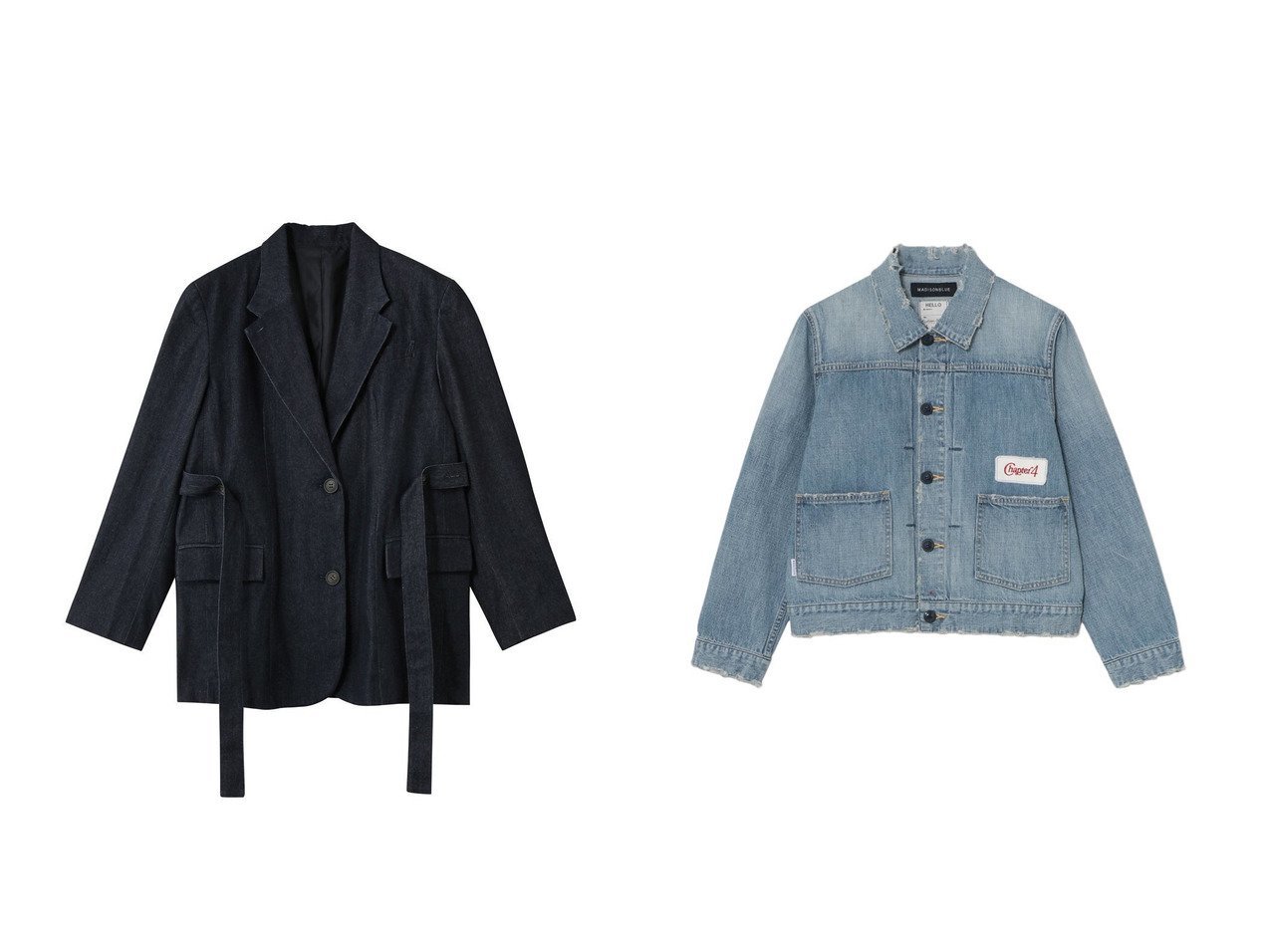 最旬デニムで楽しむ上質な佇まいとヴィンテージ感 デニムジャケットの魅力 MAISON SPECIAL(メゾンスペシャル)の通販 おすすめ人気トレンドファッション通販アイテム インテリア・キッズ・メンズ・レディースファッション・服の通販 founy(ファニー) 　ファッション　Fashion　レディースファッション　Fashion for Women　アウター　Coat / Outerwear Collection　レディースジャケット・軽アウター　Jackets　テーラードジャケット / 通勤・きれいめスタイル　Tailored Jackets & Blazers　ブルゾンジャケット・スポーティアウター　Blouson Jackets　デニムジャケット / カジュアルアウター　Denim Jackets　ジャケット　Jacket, Outerwear　デニム　Denim, Jeans Material　エレガント 上品　Elegant　ブルゾン　Blouson, Bomber Jacket　ワーク　Workwear, Utility Style　ヴィンテージ　Vintage Style　猫　Cat, Kitty　ブルー系　Blue　|ID:crp329100000227918