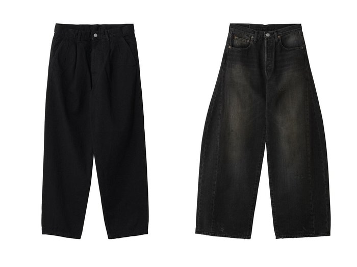 最旬デニムで際立つ個性と洗練 ワイドとテーパードシルエットの魅力 ssstein(シュタイン)の通販 おすすめ人気トレンドファッション通販アイテム 人気、トレンドファッション・服の通販 founy(ファニー) ファッション Fashion レディースファッション Fashion for Women パンツ Pants & Trousers デニムパンツ・ジーンズ・美脚デニム Denim Jeans & Pants ユニセックス Unisex, Genderless ストレート Straight, Straight Cut デニム Denim, Jeans Material フィット Fit, Slim Fit バランス Balance, Style Balance ワイド Wide, Wide Fit 夏 Summer |ID:crp329100000227922