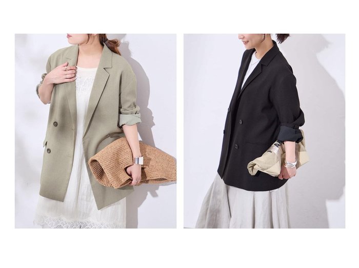 軽やかでしなやかな着心地を叶える上質ストレッチジャケットJOURNAL STANDARD(ジャーナルスタンダード)の通販 おすすめ人気トレンドファッション通販アイテム 人気、トレンドファッション・服の通販 founy(ファニー) 　ファッション　Fashion　レディースファッション　Fashion for Women　アウター　Coat / Outerwear Collection　レディースジャケット・軽アウター　Jackets　おすすめ　Recommended / Our Picks　ジャケット　Jacket, Outerwear　スマート　Smart, Elegant　セットアップ　Set-Up, Coordinated Outfit　デスク　Desk, Work Desk　ドレープ　Drape, Draping Fabric　ワーク　Workwear, Utility Style　|ID:crp329100000227932