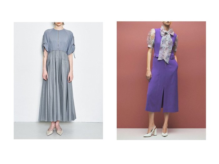 洗練されたシルエットと軽やかな素材感が魅力のワンピースコレクション STRASBURGO(ストラスブルゴ)の通販 おすすめ人気トレンドファッション通販アイテム 人気、トレンドファッション・服の通販 founy(ファニー) ファッション Fashion レディースファッション Fashion for Women ワンピース Dresses チュニック Tunic Tops & Dresses タンブラー Tumbler, Travel Mug チュニック Tunic, Long Top ブロッキング Color Blocking, Panel Design プリーツ Pleats, Pleated ロング Long, Long-Length 新作・新入荷 New Arrivals / New In |ID:crp329100000227943