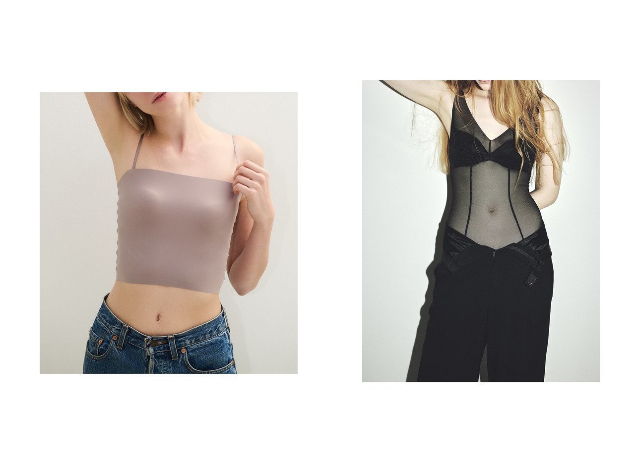 多彩なアレンジと立体設計で美しさを引き出すインナーウェア NICENICE MOMENT(ナイスナイスモーメント)の通販 おすすめ人気トレンドファッション通販アイテム インテリア・キッズ・メンズ・レディースファッション・服の通販 founy(ファニー) 　ファッション　Fashion　レディースファッション　Fashion for Women　下着・ランジェリー　Lingerie & Intimates　その他ランジェリー・インナーアイテム　Other Lingerie / Intimates　インナー　Innerwear　キャミソール　Camisole, Spaghetti Strap Top　チューブ　Tube, Tube Top　バイアス　Bias, Diagonal Cut　ラップ　Wrap, Wrap Design　ランジェリー　Lingerie, Intimate Wear　ワイヤー　Wire, Wired Bra　新作・新入荷　New Arrivals / New In　ブラック系　Black　|ID:crp329100000227962