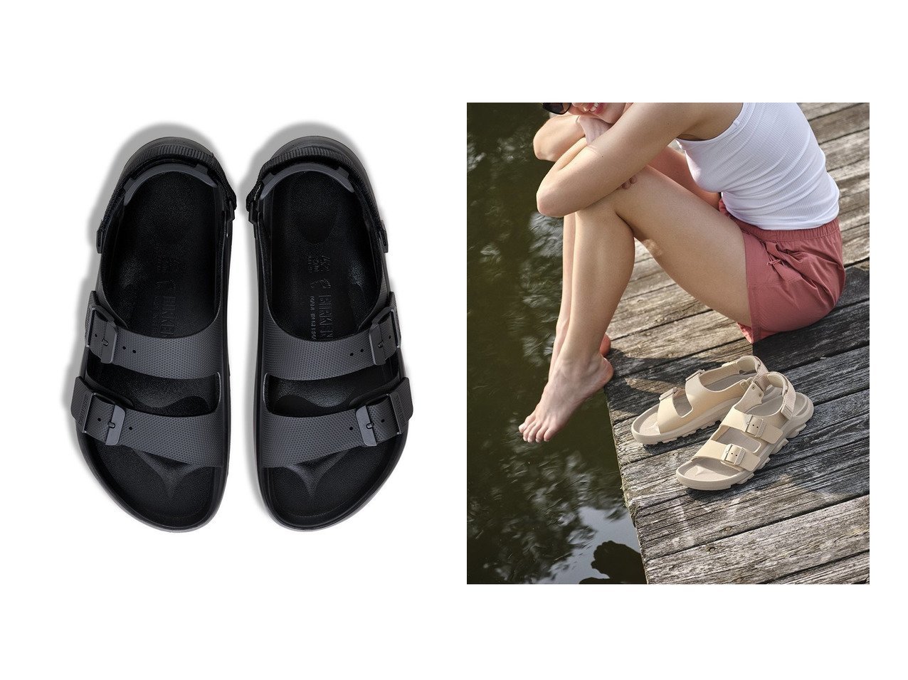 機能性と快適性を兼ね備えたアクティブ対応サンダル BIRKENSTOCK(ビルケンシュトック)の通販 おすすめ人気トレンドファッション通販アイテム インテリア・キッズ・メンズ・レディースファッション・服の通販 founy(ファニー) 　ファッション　Fashion　レディースファッション　Fashion for Women　ユニセックス　Unisex, Genderless　サンダル　Sandals, Summer Shoes　新作・新入荷　New Arrivals / New In　ブラック系　Black　|ID:crp329100000227970