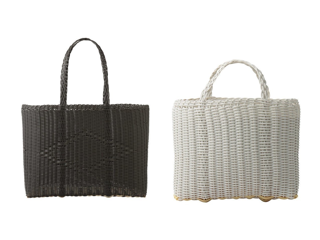 洗練された編みデザインと実用性を兼ね備えたバスケットバッグコレクション PALOROSA(パロロサ)の通販 おすすめ人気トレンドファッション通販アイテム インテリア・キッズ・メンズ・レディースファッション・服の通販 founy(ファニー) 　ファッション　Fashion　レディースファッション　Fashion for Women　バッグ　Bags　アウトドア　Outdoor Clothing　スクエア　Square, Square Shape　バスケット　Basket, Basket Bag　フォルム　Silhouette, Form　リゾート　Resort, Vacation Style　エレガント 上品　Elegant　コンパクト　Compact, Small Size　ブラック系　Black　ブラウン系　Brown　ホワイト系　White　|ID:crp329100000227988