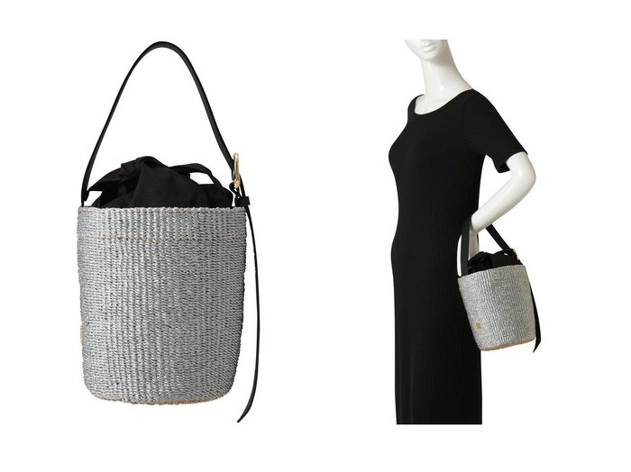 メタリックカラーとアバカ素材が映えるバケツバッグ VIOLAdORO(ヴィオラドーロ)の通販 おすすめ人気トレンドファッション通販アイテム 人気、トレンドファッション・服の通販 founy(ファニー) ファッション Fashion レディースファッション Fashion for Women バッグ Bags バケツ Bucket, Bucket Style フォルム Silhouette, Form 夏 Summer 新作・新入荷 New Arrivals / New In 春 Spring S/S・春夏 SS, Spring/Summer, Warm Season |ID:crp329100000227995