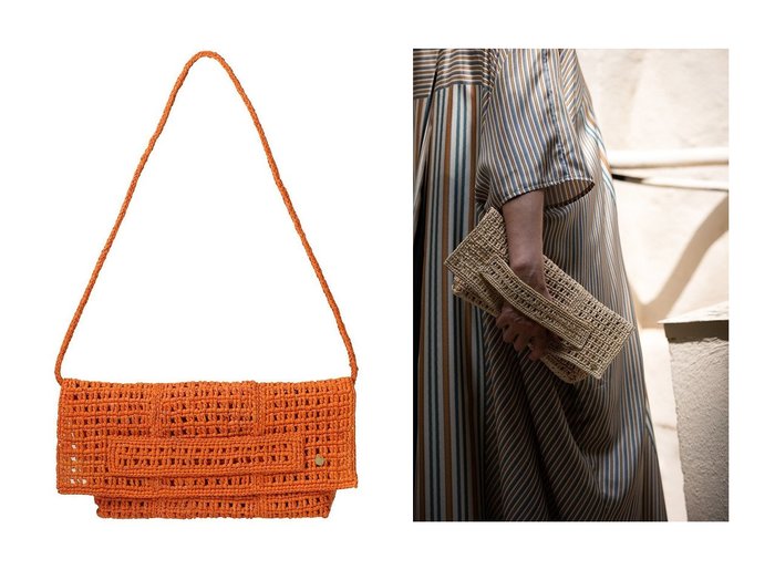 ラフィア素材と構築フォルムが際立つ2wayクラッチバッグ MAISON N H PARIS(メゾン エヌ アッシュ パリ)の通販 おすすめ人気トレンドファッション通販アイテム 人気、トレンドファッション・服の通販 founy(ファニー) ファッション Fashion レディースファッション Fashion for Women バッグ Bags クラッチ Clutch, Clutch Bag パーティ Party, Party Style フォルム Silhouette, Form モダン Modern, Contemporary ラフィア Raffia, Natural Straw 夏 Summer 新作・新入荷 New Arrivals / New In |ID:crp329100000227996