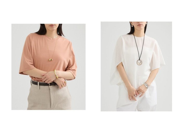 上質な素材と洗練されたシルエットで魅せる大人のTシャツとアシンメトリーブラウス カオス(Chaos)の通販 おすすめ人気トレンドファッション通販アイテム 人気、トレンドファッション・服の通販 founy(ファニー) ファッション Fashion レディースファッション Fashion for Women トップス・カットソー Cut & Sew Tops シャツ・ブラウス・オフィスカジュアル Elegant Blouses & Button-Ups ロングTシャツ・Tシャツ Longline T-Shirts & Tees カットソー・ベーシックTシャツ Cut-and-Sewn Tops / Stretch Tees & Basics コンパクト Compact, Small Size ショート Short, Short Length シルケット Silket, Silky Cotton シンプル Simple, Minimal スリーブ Sleeve, Long Sleeve / Short Sleeve ドレープ Drape, Draping Fabric 新作・新入荷 New Arrivals / New In |ID:crp329100000228017