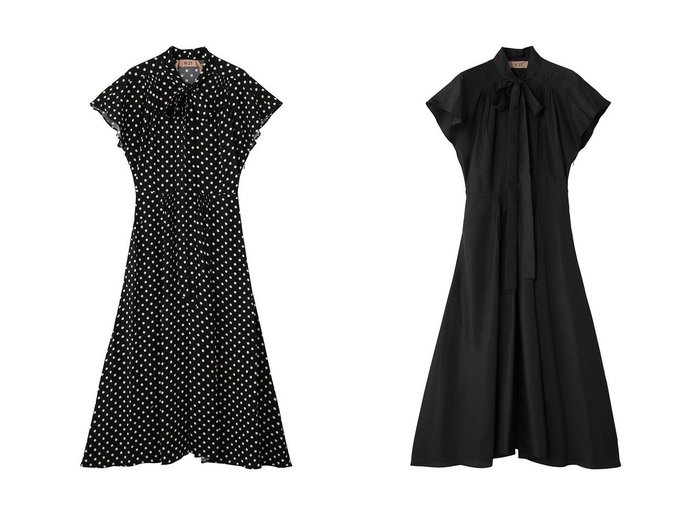 ドット柄とリボンタイが映える上品でフェミニンなドレスコレクション ヌメロ ヴェントゥーノ(N°21)の通販 おすすめ人気トレンドファッション通販アイテム 人気、トレンドファッション・服の通販 founy(ファニー) ファッション Fashion レディースファッション Fashion for Women ワンピース Dresses フォーマル・パーティードレス・結婚式用ドレス Elegant & Casual Dresses チュニック Tunic Tops & Dresses クラシカル Classical, Vintage-Inspired チュニック Tunic, Long Top ドット Polka Dot, Dot Pattern ドレス Dress, One-Piece パーティ Party, Party Style フェミニン Feminine, Girly プリント Print, Printed Pattern リボン Ribbon, Bow ロング Long, Long-Length 新作・新入荷 New Arrivals / New In |ID:crp329100000228020