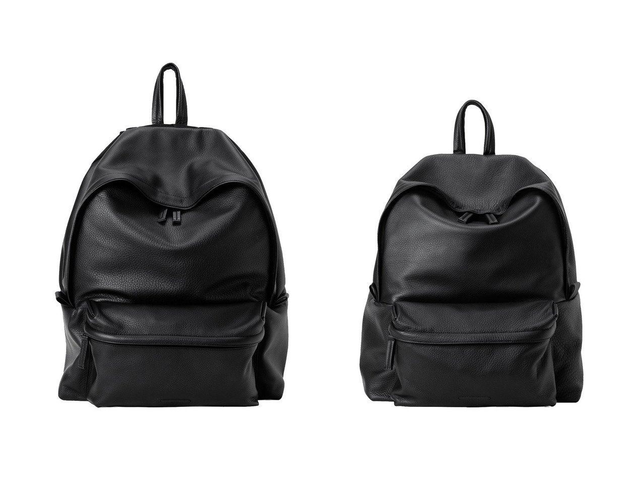 軽さと上質なレザーを兼ね備えた防水仕様で日常から旅まで対応するデイパックコレクション objcts.io(オブジェクツアイオー)の通販 おすすめ人気トレンドファッション通販アイテム インテリア・キッズ・メンズ・レディースファッション・服の通販 founy(ファニー) 　ファッション　Fashion　レディースファッション　Fashion for Women　バッグ　Bags　ユニセックス　Unisex, Genderless　クッション　Cushion, Throw Pillow　スリーブ　Sleeve, Long Sleeve / Short Sleeve　スーツケース キャリーケース　Suitcase / Carry Case　デイパック　Daypack, Casual Backpack　フラット　Flat, Flat Shoes　フロント　Front, Front Design　ポケット　Pocket, Pocket Detail　リュック　Backpack, Rucksack　財布　Wallet, Purse　ブラック系　Black　|ID:crp329100000228027