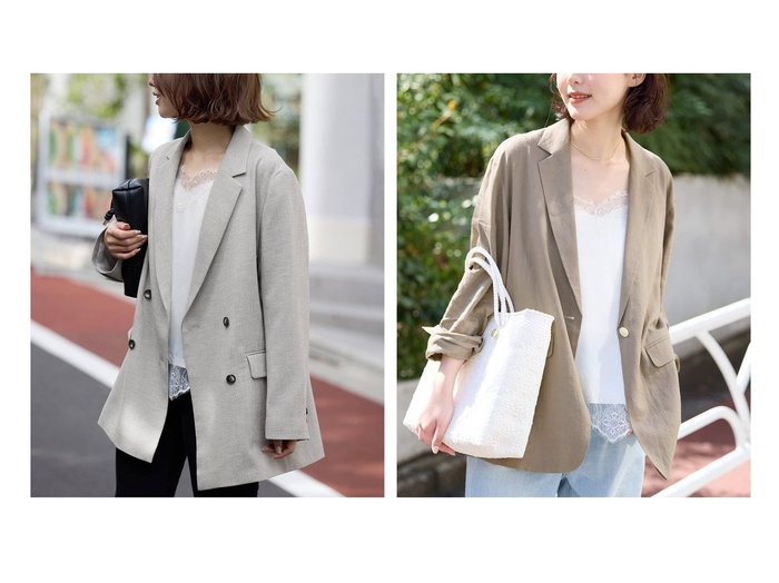 軽やかな着心地と洗練された佇まいを叶えるテーラードとダブルジャケット SLOBE IENA(スローブイエナ)の通販 おすすめ人気トレンドファッション通販アイテム インテリア・キッズ・メンズ・レディースファッション・服の通販 founy(ファニー) https://founy.com/ ファッション Fashion レディースファッション Fashion for Women アウター Coat / Outerwear Collection レディースジャケット・軽アウター Jackets テーラードジャケット / 通勤・きれいめスタイル Tailored Jackets & Blazers 2026年 2026 2026春夏・S/S Spring/Summer 2026 SS26 おすすめ Recommended / Our Picks オケージョン Occasion Wear ジャケット Jacket, Outerwear ストレート Straight, Straight Cut セットアップ Set-Up, Coordinated Outfit セレモニー Ceremony デニム Denim, Jeans Material 定番 Standard, Basic Item フィット Fit, Slim Fit フラップ Flap, Flap Pocket ポケット Pocket, Pocket Detail リネン Linen, Linen Fabric エレガント 上品 Elegant 夏 Summer 春 Spring |ID:crp329100000228050