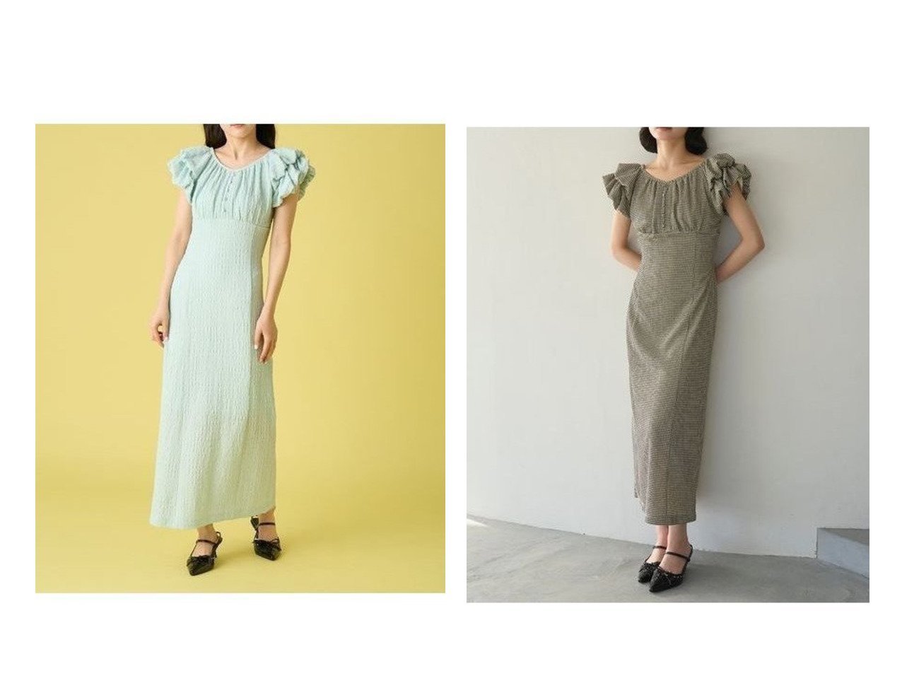 上品なシルエットと快適な着心地を叶えるダブルスリーブカットワンピース Lily Brown(リリーブラウン)通販 おすすめ人気トレンドファッション通販アイテム インテリア・キッズ・メンズ・レディースファッション・服の通販 founy(ファニー) 　ファッション　Fashion　レディースファッション　Fashion for Women　ワンピース　Dresses　今季　This Season, Current Season　ストレート　Straight, Straight Cut　スマート　Smart, Elegant　スリーブ　Sleeve, Long Sleeve / Short Sleeve　ダブル　Double, Double-Breasted　リュクス　Luxury, Elegant, High-End, Chic　旅行　Travel　エレガント 上品　Elegant　|ID:crp329100000228062