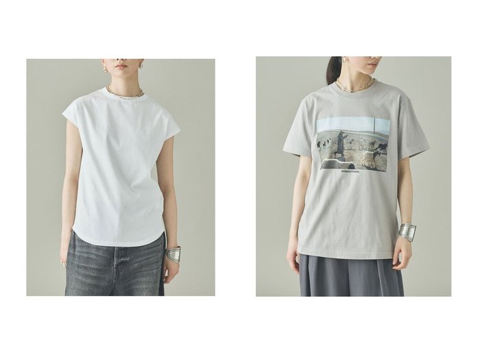 【洗練されたフォトデザインと上質な素材感で大人のスタイルに馴染むカットソー】Curensology(カレンソロジー)通販 おすすめ人気トレンドファッション通販アイテム 人気、トレンドファッション・服の通販 founy(ファニー) ファッション Fashion レディースファッション Fashion for Women トップス・カットソー Cut & Sew Tops キャミソール&ノースリーブ Camisoles & Sleeveless Tops シャツ・ブラウス・オフィスカジュアル Elegant Blouses & Button-Ups ロングTシャツ・Tシャツ Longline T-Shirts & Tees カジュアルプルオーバー・ニットトップス Pullovers & Knit Tops / Casual Pullovers カットソー・ベーシックTシャツ Cut-and-Sewn Tops / Stretch Tees & Basics なめらか Smooth, Silky Texture インナー Innerwear キャミソール Camisole, Spaghetti Strap Top シンプル Simple, Minimal タンク Tank Top, Sleeveless Top ドロップ Drop Shoulder, Dropped Style ノースリーブ Sleeveless, No-Sleeve 定番 Standard, Basic Item 新作・新入荷 New Arrivals / New In ショート Short, Short Length スリーブ Sleeve, Long Sleeve / Short Sleeve プリント Print, Printed Pattern 今季 This Season, Current Season 再入荷 Restock / Back in Stock |ID:crp329100000228097