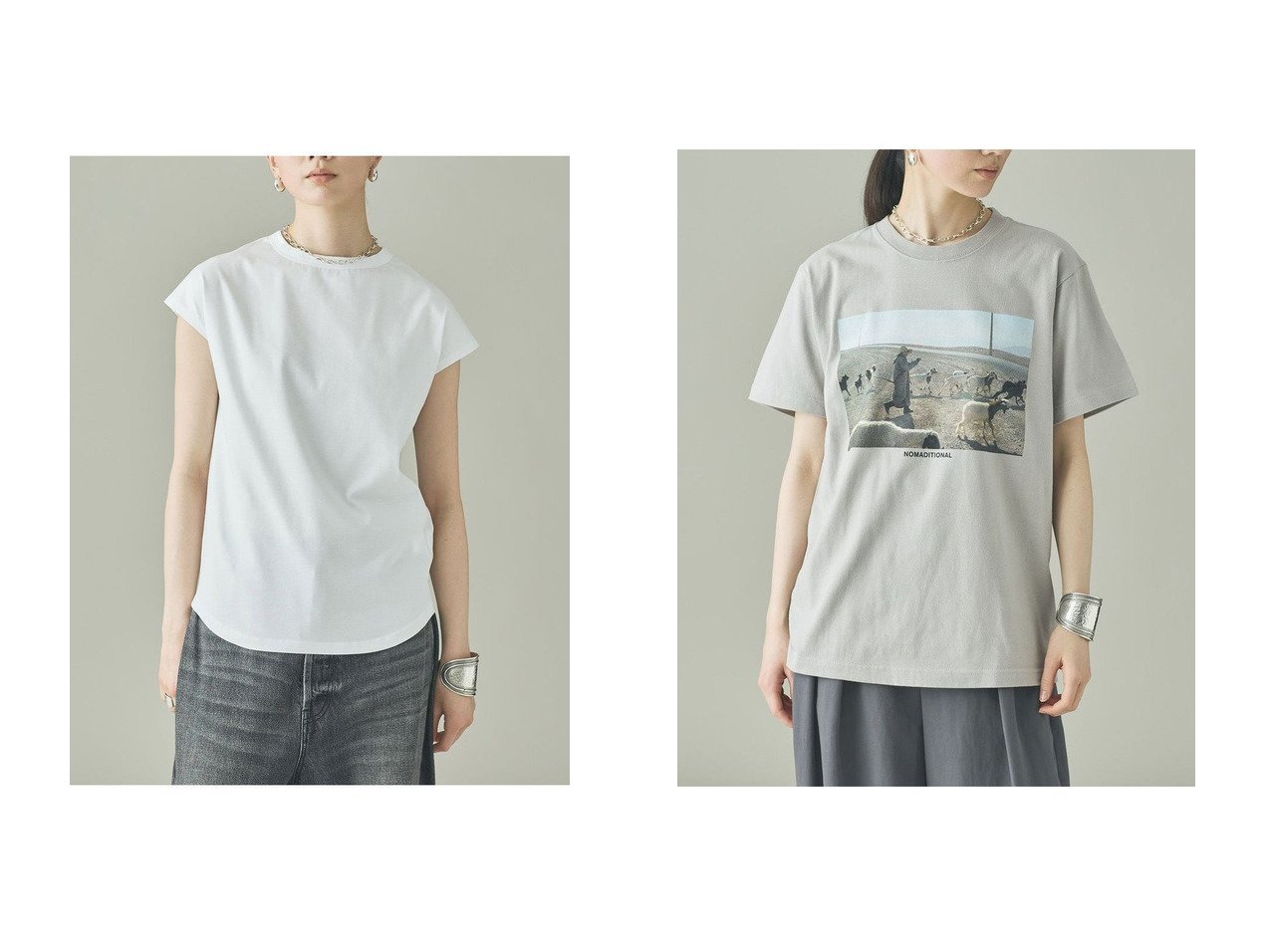 【洗練されたフォトデザインと上質な素材感で大人のスタイルに馴染むカットソー】Curensology(カレンソロジー)通販 おすすめ人気トレンドファッション通販アイテム インテリア・キッズ・メンズ・レディースファッション・服の通販 founy(ファニー) 　ファッション　Fashion　レディースファッション　Fashion for Women　トップス・カットソー　Cut & Sew Tops　キャミソール&ノースリーブ　Camisoles & Sleeveless Tops　シャツ・ブラウス・オフィスカジュアル　Elegant Blouses & Button-Ups　ロングTシャツ・Tシャツ　Longline T-Shirts & Tees　カジュアルプルオーバー・ニットトップス　Pullovers & Knit Tops / Casual Pullovers　カットソー・ベーシックTシャツ　Cut-and-Sewn Tops / Stretch Tees & Basics　なめらか　Smooth, Silky Texture　インナー　Innerwear　キャミソール　Camisole, Spaghetti Strap Top　シンプル　Simple, Minimal　タンク　Tank Top, Sleeveless Top　ドロップ　Drop Shoulder, Dropped Style　ノースリーブ　Sleeveless, No-Sleeve　定番　Standard, Basic Item　新作・新入荷　New Arrivals / New In　ショート　Short, Short Length　スリーブ　Sleeve, Long Sleeve / Short Sleeve　プリント　Print, Printed Pattern　今季　This Season, Current Season　再入荷　Restock / Back in Stock　ホワイト系　White　ブラック系　Black　レッド系　Red　ブラウン系　Brown　ブルー系　Blue　ベージュ系　Beige　グレー系　Gray　|ID:crp329100000228097