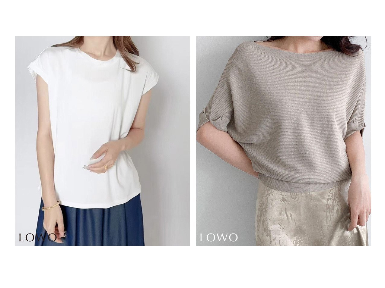 ボートネックドルマンスリーブと立体シルエットで魅せる上品トップス プチプライス、ロワ(LOWO)通販 おすすめ人気トレンドファッション通販アイテム インテリア・キッズ・メンズ・レディースファッション・服の通販 founy(ファニー) 　ファッション　Fashion　レディースファッション　Fashion for Women　トップス・カットソー　Cut & Sew Tops　シャツ・ブラウス・オフィスカジュアル　Elegant Blouses & Button-Ups　ロングTシャツ・Tシャツ　Longline T-Shirts & Tees　新作・新入荷　New Arrivals / New In　プチプライス・低価格　Affordable / Budget Price　|ID:crp329100000228128