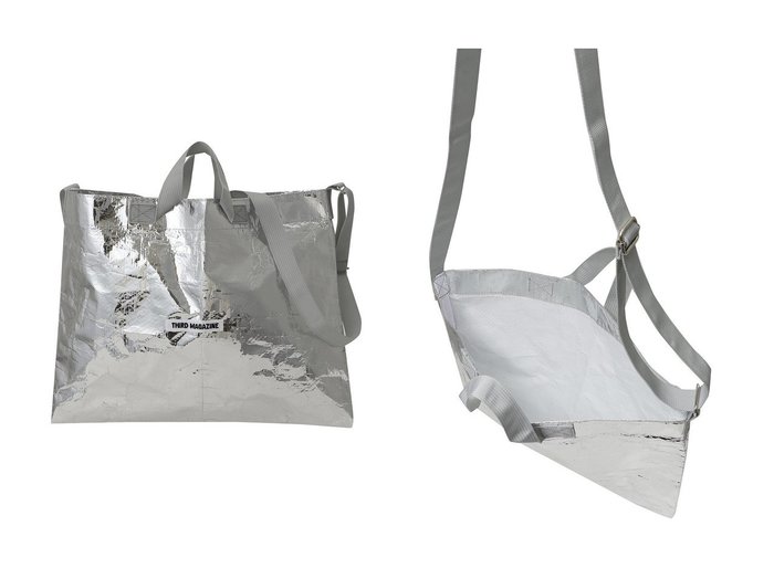 【THIRD MAGAZINE/サードマガジン】の2wayトートバッグ おすすめ人気トレンドファッション通販アイテム 人気、トレンドファッション・服の通販 founy(ファニー) ファッション Fashion レディースファッション Fashion for Women バッグ Bags シルバー Silver, Metallic Silver メタリック Metallic, Shiny Finish 新作・新入荷 New Arrivals / New In |ID:crp329100000228134