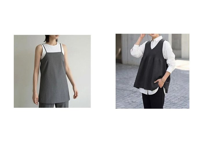 【背中で魅せる抜け感キャミと軽やか立体フォルムベストで叶える大人の洗練レイヤードスタイル】STYLE DELI(スタイルデリ)通販 おすすめ人気トレンドファッション通販アイテム 人気、トレンドファッション・服の通販 founy(ファニー) ファッション Fashion レディースファッション Fashion for Women トップス・カットソー Cut & Sew Tops キャミソール&ノースリーブ Camisoles & Sleeveless Tops バッグ Bags アウター Coat / Outerwear Collection ベスト&ジレ / 重ね着スタイル Vests & Gilets インナー Innerwear カッティング Cutting Detail シンプル Simple, Minimal ストレッチ Stretch, Stretchy Fabric タンク Tank Top, Sleeveless Top ツイル Twist, Twisted Detail バランス Balance, Style Balance ラップ Wrap, Wrap Design ロング Long, Long-Length ワイド Wide, Wide Fit 春 Spring スリット Slit, Slit Detail フォルム Silhouette, Form フレア Flare, Flared ベスト Vest, Waistcoat ベーシック Basic, Essential ポケット Pocket, Pocket Detail S/S・春夏 SS, Spring/Summer, Warm Season 夏 Summer |ID:crp329100000228149