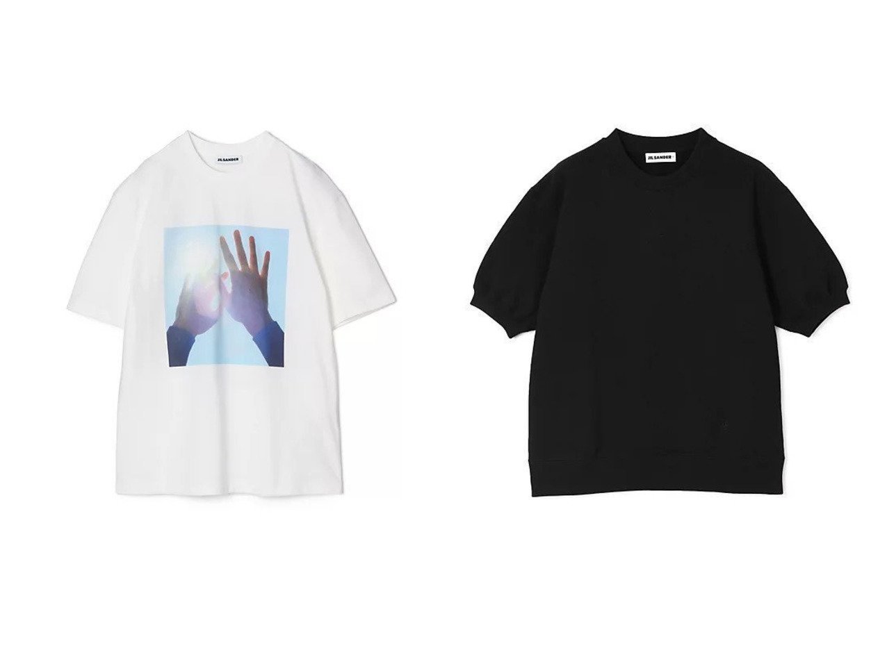 【洗練されたシルエットと静かな存在感を纏うトップスコレクション】JIL SANDER(ジル サンダー) おすすめ人気トレンドファッション通販アイテム インテリア・キッズ・メンズ・レディースファッション・服の通販 founy(ファニー) 　ファッション　Fashion　レディースファッション　Fashion for Women　トップス・カットソー　Cut & Sew Tops　シャツ・ブラウス・オフィスカジュアル　Elegant Blouses & Button-Ups　ロングTシャツ・Tシャツ　Longline T-Shirts & Tees　ショルダー　Shoulder, Shoulder Strap　シンプル　Simple, Minimal　ドロップ　Drop Shoulder, Dropped Style　洗える　Machine Washable　ブラック系　Black　|ID:crp329100000228162