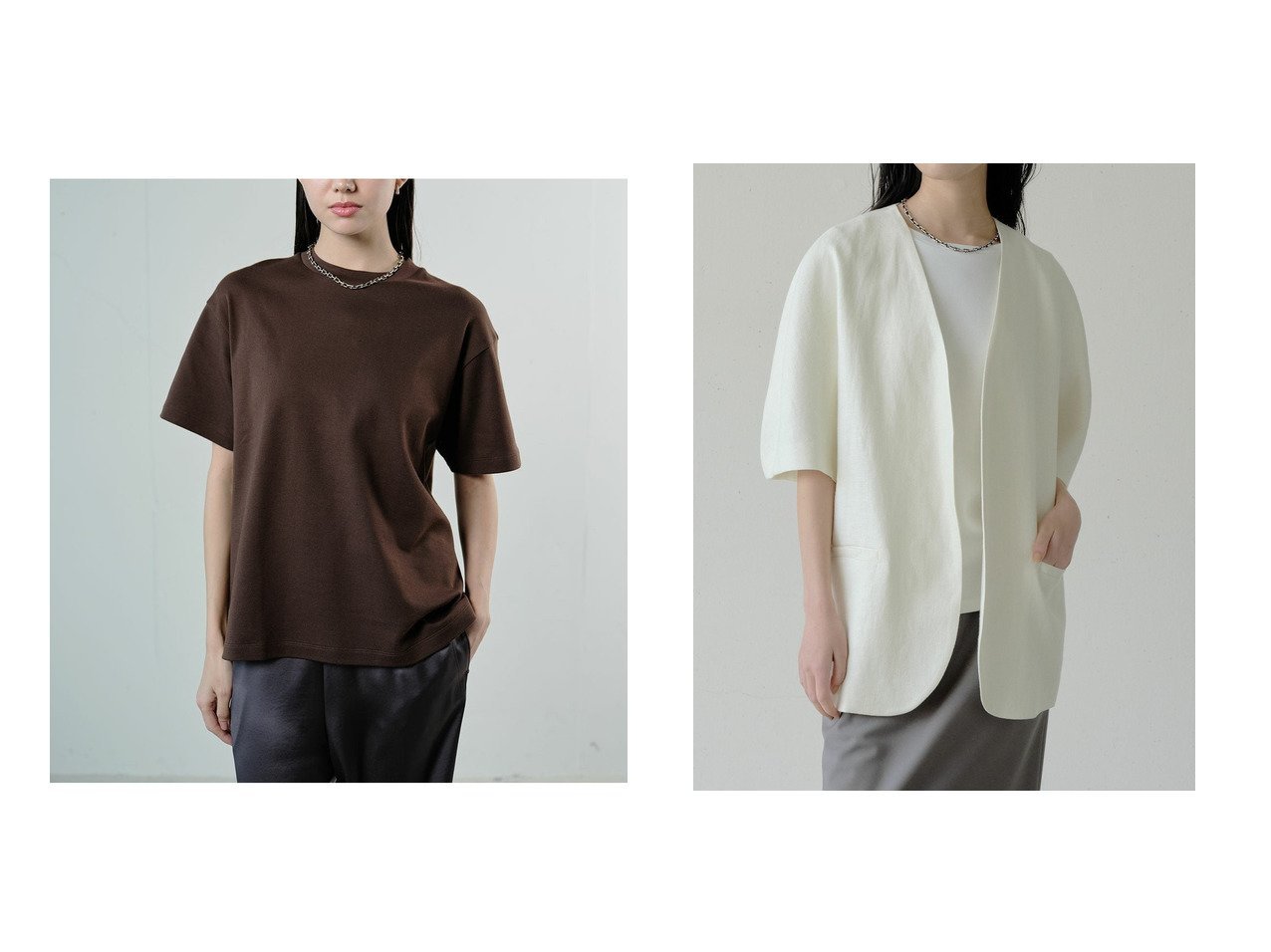 40代50代からの婦人服　上質コットンの快適さとリネンの涼やかさで整える大人の日常ときちんと感の洗練スタイル ドゥクラッセ(DoCLASSE) おすすめ人気トレンドファッション通販アイテム インテリア・キッズ・メンズ・レディースファッション・服の通販 founy(ファニー) 　ファッション　Fashion　レディースファッション　Fashion for Women　トップス・カットソー　Cut & Sew Tops　シャツ・ブラウス・オフィスカジュアル　Elegant Blouses & Button-Ups　ロングTシャツ・Tシャツ　Longline T-Shirts & Tees　カットソー・ベーシックTシャツ　Cut-and-Sewn Tops / Stretch Tees & Basics　アウター　Coat / Outerwear Collection　レディースジャケット・軽アウター　Jackets　新作・新入荷　New Arrivals / New In　なめらか　Smooth, Silky Texture　カットソー　Cut and Sewn Top　バランス　Balance, Style Balance　おすすめ　Recommended / Our Picks　オックス　Oxford Fabric　カッティング　Cutting Detail　ジャケット　Jacket, Outerwear　スタイリッシュ　Stylish, Fashionable　セットアップ　Set-Up, Coordinated Outfit　ベスト　Vest, Waistcoat　リネン　Linen, Linen Fabric　夏　Summer　ホワイト系　White　|ID:crp329100000228164