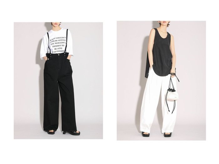【上質なシルクが魅せる万能タンクトップと表情豊かな2WAYデニムオールインワン】SACRA(サクラ) KEY ITEMS | 大人のトレンド・ルック 大人の最旬トレンドファッション＆コーディネート founy(ファウニー) ファッション Fashion レディースファッション Fashion for Women パンツ Pants & Trousers トップス・カットソー Cut & Sew Tops キャミソール&ノースリーブ Camisoles & Sleeveless Tops シャツ・ブラウス・オフィスカジュアル Elegant Blouses & Button-Ups ウォッシュ Washed Finish サロペット Overalls, Salopette デニム Denim, Jeans Material バランス Balance, Style Balance フロント Front, Front Design モダン Modern, Contemporary ラップ Wrap, Wrap Design ワイド Wide, Wide Fit ヴィンテージ Vintage Style 新作・新入荷 New Arrivals / New In |ID:crp329100000228187