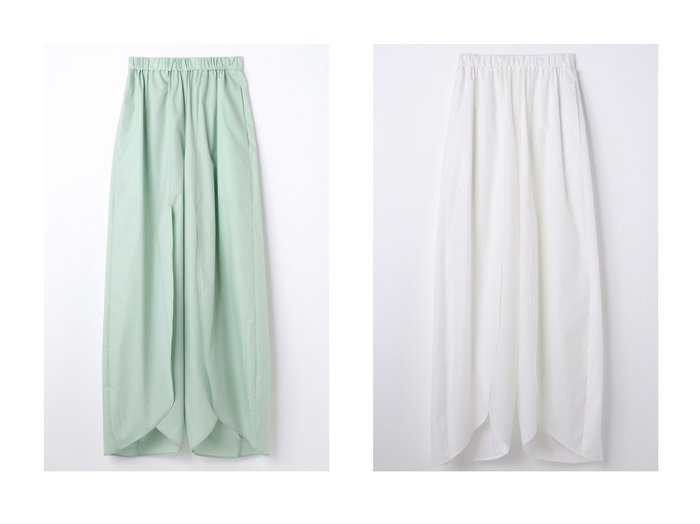夏に心地よい立体シルエットを叶えるcircle pants nagonstans(ナゴンスタンス) KEY ITEMS | 大人のトレンド・ルック 大人の最旬トレンドファッション＆コーディネート founy(ファウニー) 　ファッション　Fashion　レディースファッション　Fashion for Women　パンツ　Pants & Trousers　サークル　Circle, Round Design　シリコン　Silicone, Silicone Material　タイプライター　Typewriter Fabric, Crisp Cotton　フロント　Front, Front Design　リラックス　Relax, Relaxed Fit　夏　Summer　新作・新入荷　New Arrivals / New In　|ID:crp329100000228229