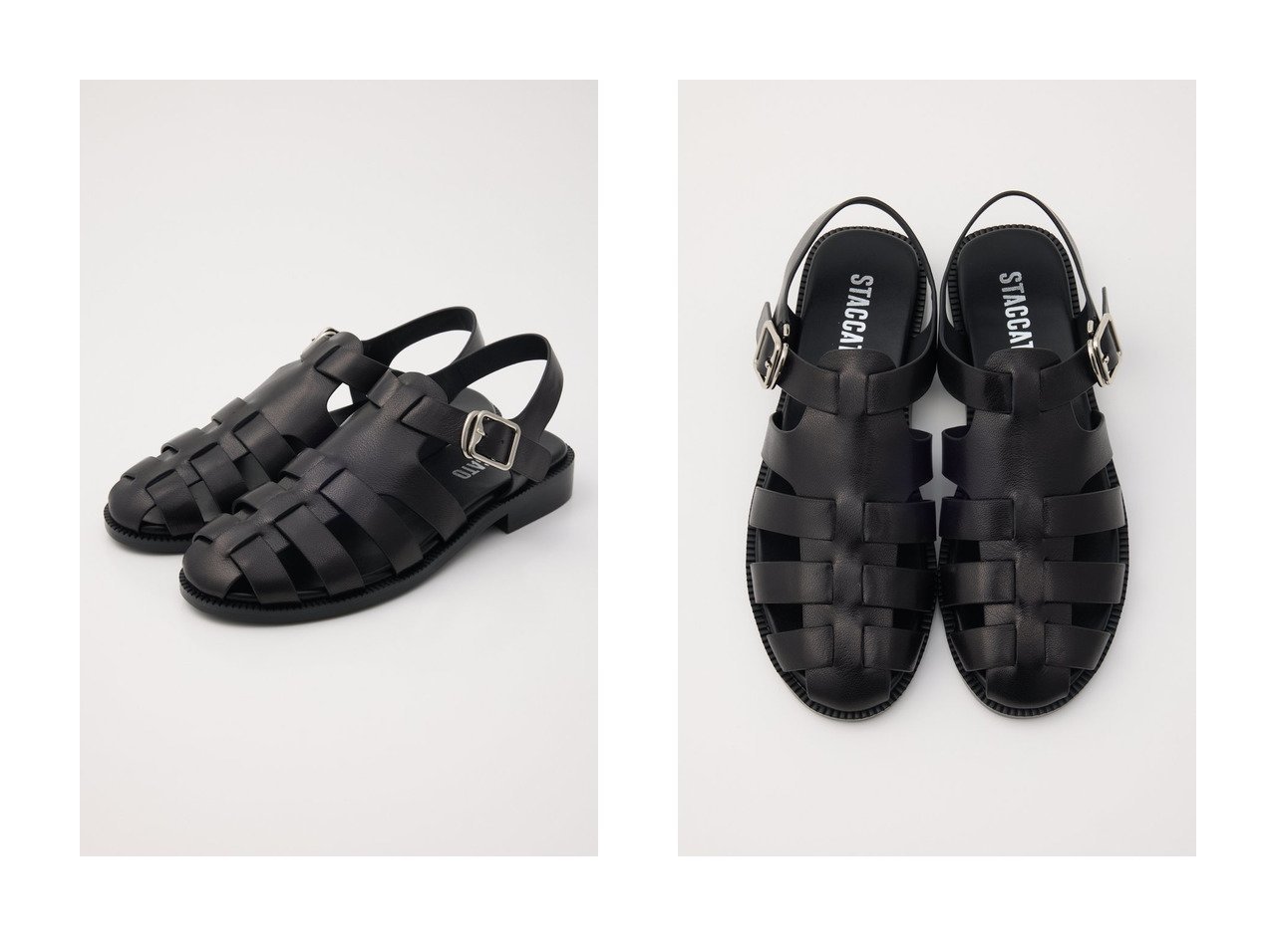 上質なシープレザーとトラッドな抜け感が魅力のクルトグルカサンダル STACCATO(スタッカート) KEY ITEMS | 大人のトレンド・ルック インテリア・キッズ・メンズ・レディースファッション・服の通販 founy(ファニー) 　ファッション　Fashion　レディースファッション　Fashion for Women　サンダル　Sandals, Summer Shoes　ベーシック　Basic, Essential　新作・新入荷　New Arrivals / New In　ブラック系　Black　|ID:crp329100000228271