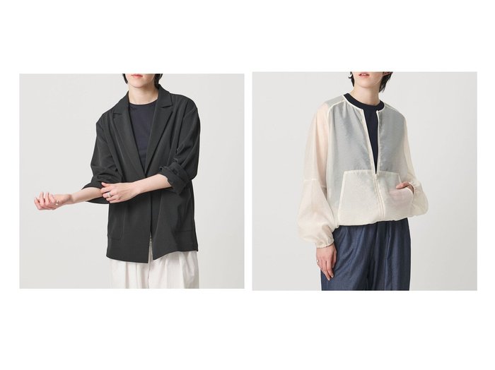 日常に馴染むモードな感性と、着まわし力を備えた洗練の軽やかアウター BEAUTY&YOUTH / UNITED ARROWS(ビューティ&ユース ユナイテッドアローズ) KEY ITEMS | 大人のトレンド・ルック 大人の最旬トレンドファッション＆コーディネート founy(ファウニー) ファッション Fashion レディースファッション Fashion for Women アウター Coat / Outerwear Collection ブルゾンジャケット・スポーティアウター Blouson Jackets レディースジャケット・軽アウター Jackets オーガンジー Organza Fabric シアー Sheer, See-Through ジップ Zip, Zipper ドレス Dress, One-Piece ドローストリング Drawstring, Pull Cord 人気 Popular, Best Seller ブルゾン Blouson, Bomber Jacket ポケット Pocket, Pocket Detail エレガント 上品 Elegant ビジネス 仕事 通勤 Business / Work / Commuting |ID:crp329100000228356