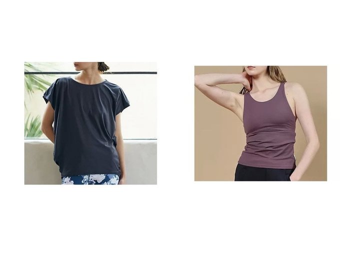 機能美とエレガンスが溶け合う。アクティブな日常を美しく、心地よく支える Julier Yoga and Relax(ジュリエ) KEY ITEMS | 大人のトレンド・ルック 大人の最旬トレンドファッション＆コーディネート founy(ファウニー) 　ファッション　Fashion　レディースファッション　Fashion for Women　トップス・カットソー　Cut & Sew Tops　キャミソール&ノースリーブ　Camisoles & Sleeveless Tops　キャミソール　Camisole, Spaghetti Strap Top　コレクション　Collection, Seasonal Line　ストレッチ　Stretch, Stretchy Fabric　セットアップ　Set-Up, Coordinated Outfit　人気　Popular, Best Seller　フィット　Fit, Slim Fit　プリント　Print, Printed Pattern　水着　Swimsuit, Swimwear　無地　Plain, Solid Color　ヨガ　Yoga, Yoga Wear　ランニング　Running, Running Wear, Activewear, Jogging　リラックス　Relax, Relaxed Fit　レギンス　Leggings, Stretch Pants　定番　Standard, Basic Item　ビッグ　Big, Oversized　半袖　Short Sleeve, Half Sleeve　ラベンダー　Lavender　エレガント 上品　Elegant　|ID:crp329100000228388