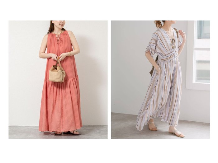 手仕事の温もりとシアーな美しさが共鳴する、大人のための涼やかなコットンドレスコレクション Spick & Span(スピック＆スパン) / NOLLEY'S(ノーリーズ) KEY ITEMS | 大人のトレンド・ルック インテリア・キッズ・メンズ・レディースファッション・服の通販 founy(ファニー) https://founy.com/ ファッション Fashion レディースファッション Fashion for Women ワンピース Dresses フォーマル・パーティードレス・結婚式用ドレス Elegant & Casual Dresses インド Indian Textile エレガント 上品 Elegant ギャザー Gathered, Ruffled ストライプ Stripe, Striped Pattern ドレス Dress, One-Piece 定番 Standard, Basic Item プリント Print, Printed Pattern レース Lace, Lace Fabric おすすめ Recommended / Our Picks 夏 Summer 2026年 2026 2026春夏・S/S Spring/Summer 2026 SS26 |ID:crp329100000228493