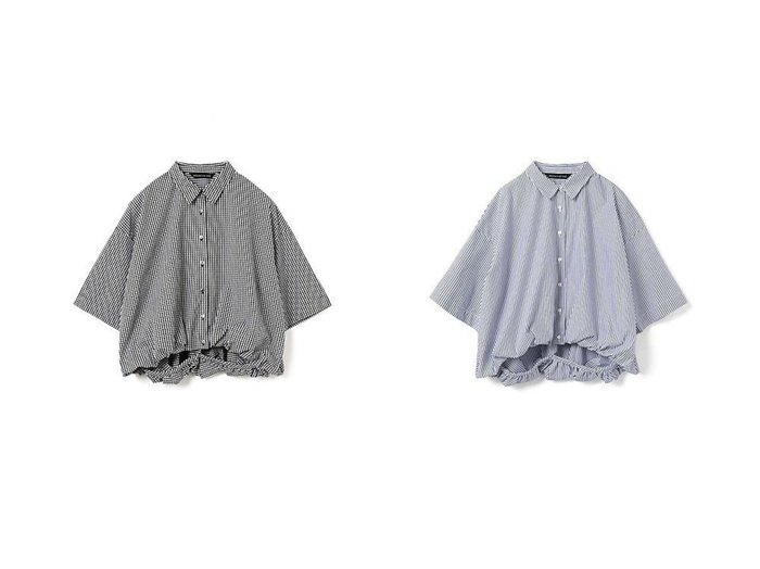 爽やかな柄が日常を美しく格上げする、ふんわりとした裾のシルエットが印象的な大人のバルーンシャツ mizuiro ind(ミズイロ インド) KEY ITEMS | 大人のトレンド・ルック 大人の最旬トレンドファッション＆コーディネート founy(ファウニー) ファッション Fashion レディースファッション Fashion for Women トップス・カットソー Cut & Sew Tops シャツ・ブラウス・オフィスカジュアル Elegant Blouses & Button-Ups シンプル Simple, Minimal ストライプ Stripe, Striped Pattern チェック Check, Plaid, Tartan バランス Balance, Style Balance バルーン Balloon, Balloon Silhouette ベーシック Basic, Essential ボトム Bottoms, Lower Wear 人気 Popular, Best Seller 無地 Plain, Solid Color |ID:crp329100000228552