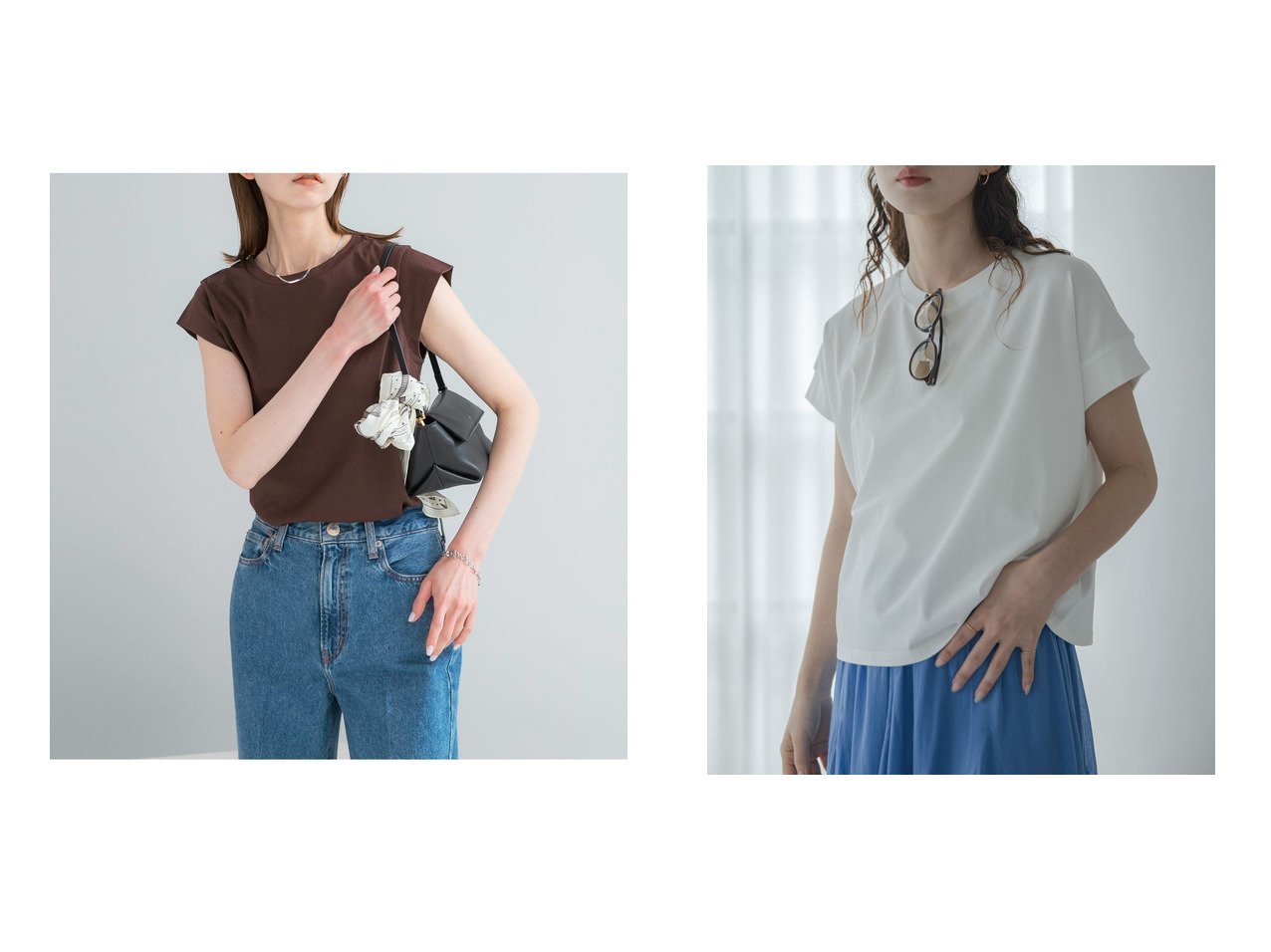 機能性と極上の着心地を兼ね備えクリーンに美しさを魅せる大人のフレンチスリーブTシャツ Sonny Label(サニーレーベル / URBAN RESEARCH) URBAN RESEARCH ROSSO(アーバンリサーチ ロッソ)|ID:crp329100000228627