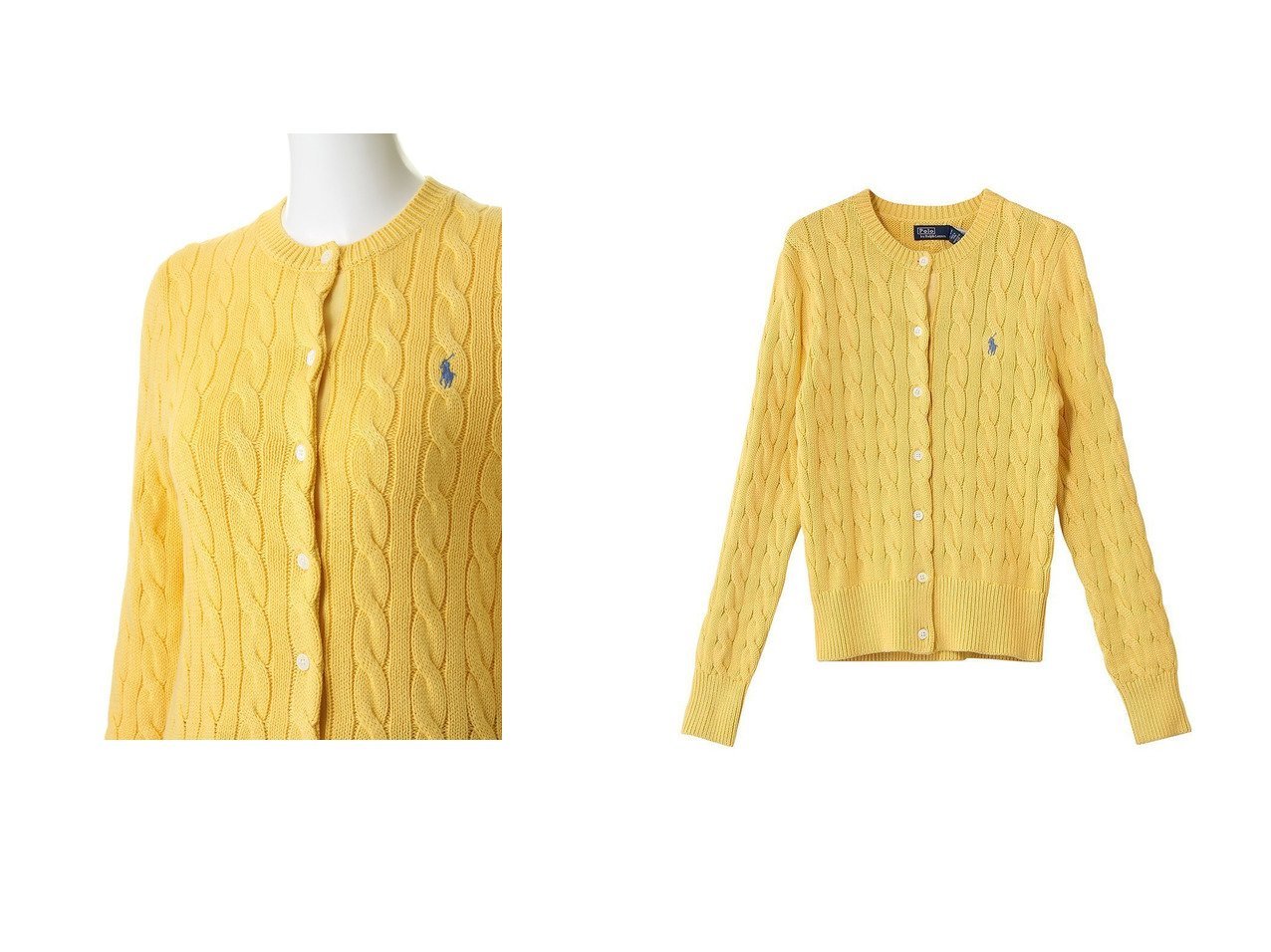 気品あふれるケーブル編みと美しきスリムフィットがタイムレスな魅力を放つ名品カーディガン RALPH LAUREN(ラルフローレン)|ID:crp329100000228653