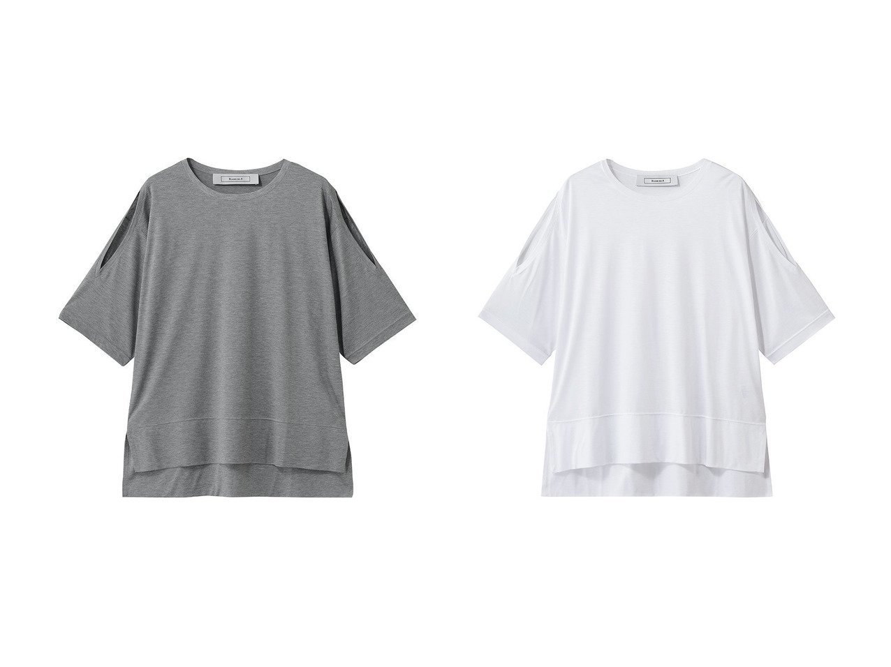 流れるようなショルダースリットと極上の落ち感が日常のTシャツスタイルをモダンに魅せる最旬カットソー Room no.8(ルームエイト)|ID:crp329100000228670